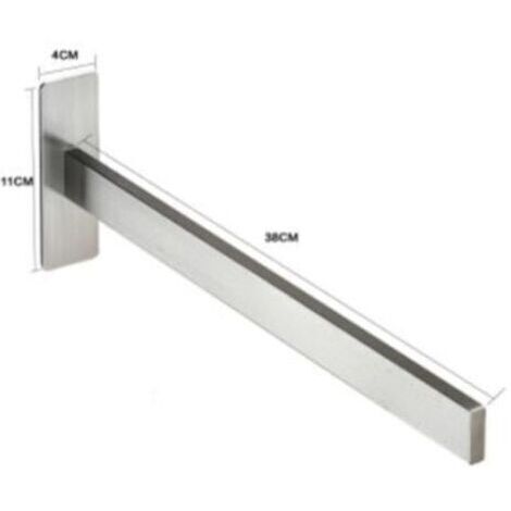 Porte-serviettes sans perçage porte-serviettes porte-serviettes mural type 304 porte-serviettes en acier inoxydable porte-serviettes de cuisine porte-serviettes de salle de bain auto-adhésif-simple ba (1/5)