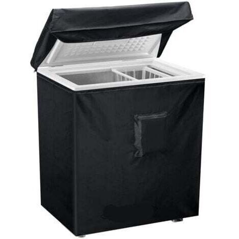Housse pour Congélateur Coffre, Housse De Protection Imperméable Pour Congélateur Armoire,avec couvercle supérieur pour ouverture, poche à fermeture pour Terrasse Jardin Balcon Cou(64x58x87cm) (1/5)