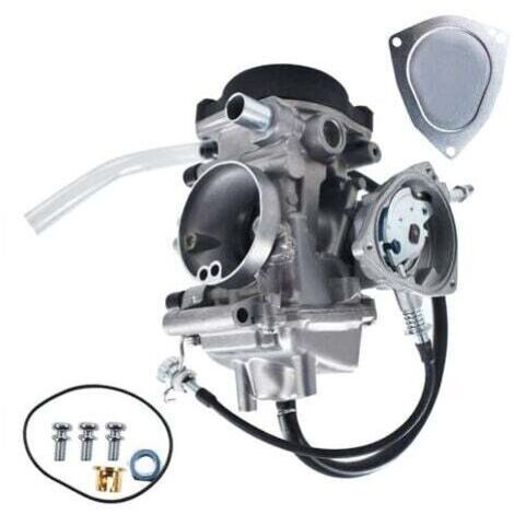 PD33J Carburateur Compatible avec Yamaha Kodiak 400 450 Big Bear 250 400 Wolverine 350 450 Grizzly 350 400 450 YFM350 YFM400 YFM450 YFM250 ATV (1/4)