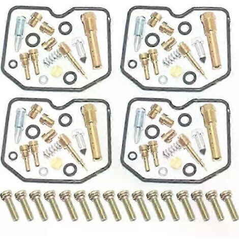 Kit de réparation pour carburateur – Compatible avec motos Kawasaki GPX600R (1988–1995), pièces de rechange précises pour nettoyage et réglage du carburateur-lsw (1/2)