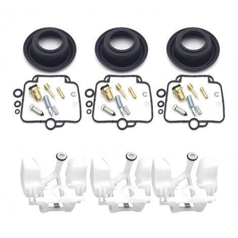 Kit de réparation de carburateur pour moto Triumph Trophy 900/1200, Speed Triple, Sprint ST, Thunderbird – Pièces de rechange compatibles, étanchéité renforcée, livré avec joints et membranes-lsw