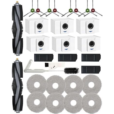 FOREHILL  30 Accessoires Remplacement pour ECOVACS DEEBOT X1 Omni,X1e Omni,X1 Plus,T10 Omni,T10 Plus,T20 Omni Robot Aspirateur,Brosse Princ (1/5)