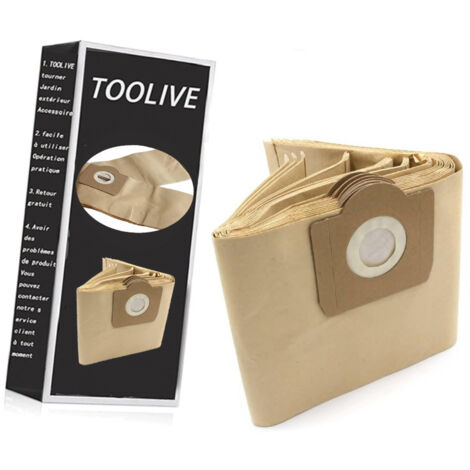 10x pièce - sacs en papier, sacs d'aspirateur compatible avec Kärcher remplace 6.959-130.0