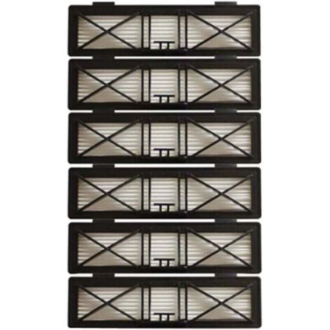Lot de 6 filtres HEPA pour Neato Botvac D7 D3 D4 D5 D6 D70 D75 D80 D85 pour filtres Neato Botvac 75e 80 85 pièces--