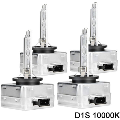 D1S 10000k Ampoule Xénon HID LED Lampe de Rechange pour 12V 35W Voiture Phare Avant,lot de 4