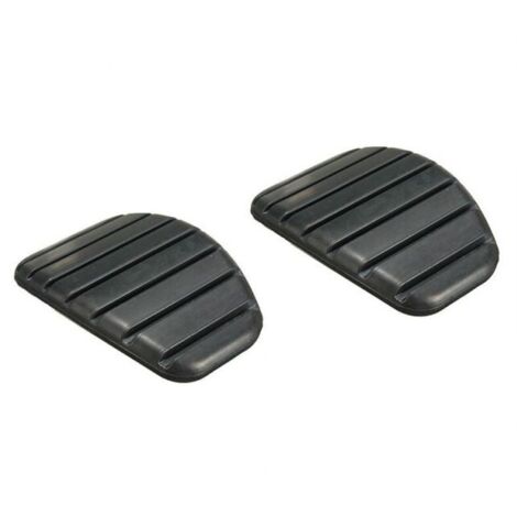 2pc Couvre-pédale d'embrayage pour voiture, Couvre-pédale de frein en caoutchouc antidérapant pour Megane Laguna Clio Kango Scenic (1/3)