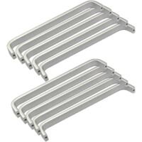 10pcs Aluminum Kitchen Cabinet Door Handles Cupboard Drawer Bedroom Furniture Pulls (192MM)