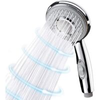 Shower Head, Universal High Pressure Shower Head, 5 Water Saving Modes and Hand Held Shower Head for Bathtubs and Spas