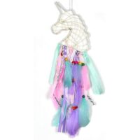 Carillons éoliens, attrape-rêves licorne, décoration de chambre licorne, décoration murale pour chambre de fille