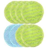 Lot de 8 serpillères de rechange pour balai à franges flottantes, accessoires de nettoyage pour serpillère, serpillère de rech