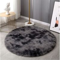 Tapis Moderne Chambre décoration Tapis Moelleux Tapis Moelleux Salon Tapis Rond Doux Salon Tapis antidérapant Chambre Tapis d