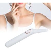 Rasoir bikini à usage sec, coupe coudée sûre, tondeuse bikini électrique portable avec lumière LED pour femmes