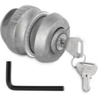 Antivol de Remorque pour Attelage À Billes Antivol pour Attelage de Remorque Verrou D'Attelage Antivol Tete D'Attelage Verrouillage Remorque Sécurité Hitchlock Cadenas pour Caravane avec 2 Clés