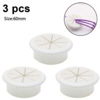 3 Pcs Desk Cord Grommets Wire Cable Hole Cover for Office PC Desk Cable Cord Cover