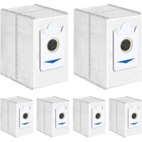 FOREHILL 6 Sacs pour Ecovacs DEEBOT T30 Pro Omni, T30 Omni Robot Aspirateur Accessoires, 3,4L Grande Capacité Sacs à Poussière Pièces de R