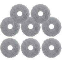 FOREHILL Lot de 8 Serpillères pour Roborock Q Revo/Qrevo Pro/Qrevo S/Qrevo MaxV/Qrevo Plus,Lingettes de Rechange en Microfibre Douces,Lava