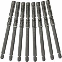 Staffe per mensole galleggianti nascoste da 8 pezzi, supporti invisibili per mensole a parete, supporto resistente per mensole da parete fai da te, pannello galleggiante (10x100 mm)