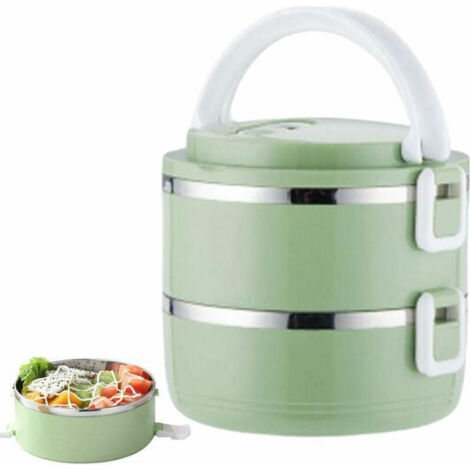 Thermos pour aliments chauds, 1400ml Boîte Isotherme Repas Chaud en Acier Inoxydable avec Poignée (1/5)