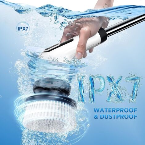 Nettoyeur Haute Pression Brosse Nettoyage électrique ICEPURE 7 Embouts - Manche Télescopique 38-143cm | Salle De Bain Cuisine Nettoyeur Haute Performance