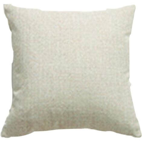 Housses de Coussin carrées en Coton et Lin Housse de Coussin tissée Taie d'oreiller carrée taie d'oreiller pour canapé canapé Chambre Voiture Salon 18 x 18 Pouces (sans Noyau d'oreiller) (1/5)