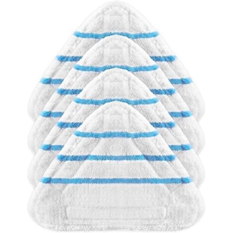 4 Housses Lingettes pour Balai Vapeur Silvercrest Lidl Universel Accessoires pour Nettoyeurs Vapeur (1/5)