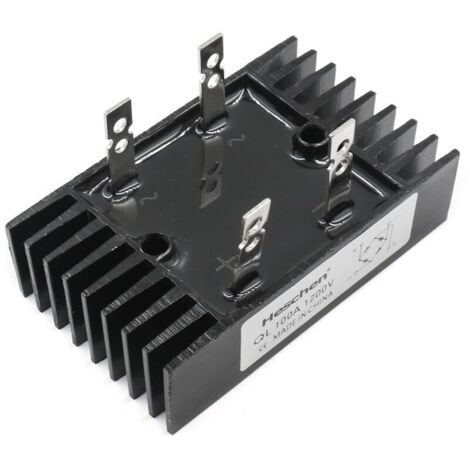 Pont Redresseur Diode 100A 1200V QL100A – Module Monophasé 4 Bornes Pour Conversion AC/DC Haute Puissance