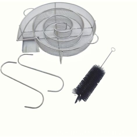 Plateau à Fumée Ronde pour Barbecue en Acier Inoxydable 304 - Outil Spécialisé pour Cuisine à Fumée Froide (1/4)