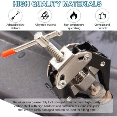 Extracteur De Roulement Robuste En Acier Au Carbone - Outil Multifonction 6-28mm Pour Essuie-Glaces, Bornes Batterie Et Roulements Auto