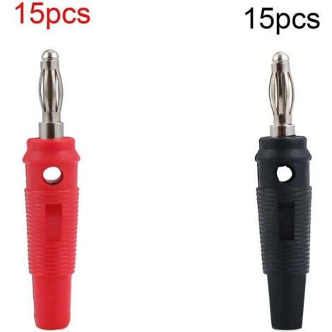 Fiche banane femelle 4mm à visser rouge - SARL