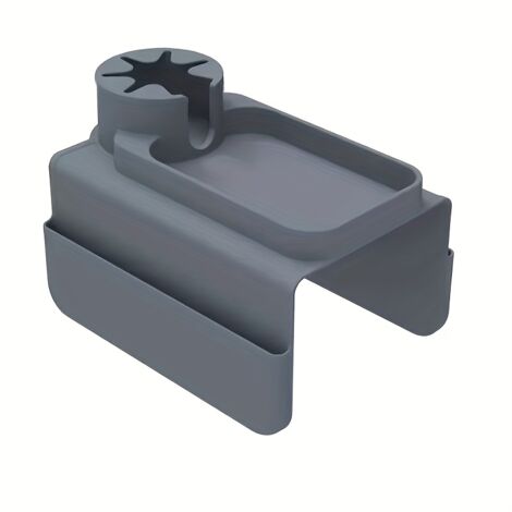 Organisateur Canapé Multifonction Plateau Antidérapant Résistant Chaleur - Porte-Gobelet Téléphone Poches Télécommandes - Idéal pour Salons & Chambres gris (1/4)