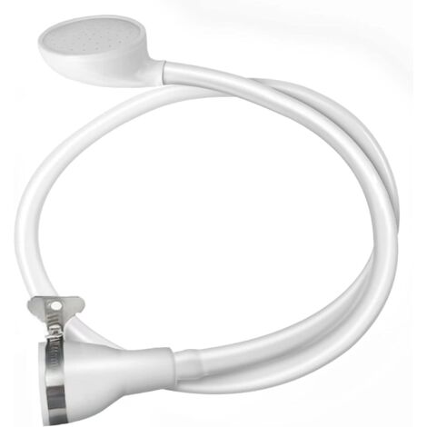 Pulvérisateur de robinet portable pour animal domestique - Tuyau de pulvérisation en caoutchouc pour bain de bébé, animaux domestiques, lavage des cheveux, rinçage (1/5)