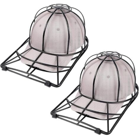 Lot de 2 Rondelle de Casquette pour Machine à Laver, Porte-Chapeaux pour Casquettes de Baseball Lavage en Machine – Convient pour les casquettes de baseball avec visière incurvée ou droite (1/5)