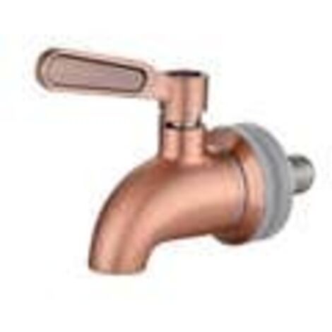 Robinet de rechange (16 mm) pour distributeur de boissons, bec verseur à levier en acier inoxydable, compatible avec les canettes en verre, les fûts, (1/4)