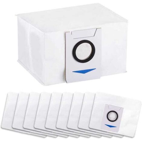 10 sacs pour aspirateur Ecovacs T20 pro/T10 OMNI, grande capacité 3L, pièces de rechange. (1/5)