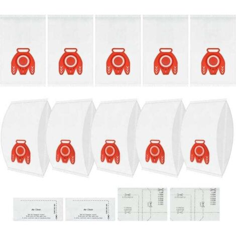 10 sacs Miele FJM - Pour Compact C1/C2/S2-S7 - Filtration 3D haute efficacité (1/5)