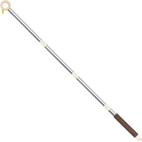 window handle extension with rod hook for roof windows roof window rod for opening, window opener rod with hook, window opener with roof hook for blinds (1/5)