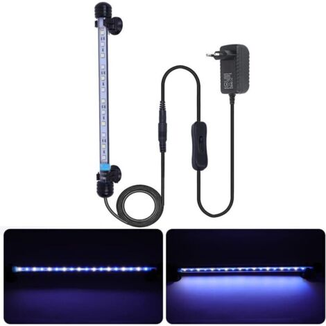 Lampe LED aquarium 28cm étanche – Éclairage SMD 5050 haute luminosité – IP68 pour immersion complète – 12V 4W à 18W (1/5)