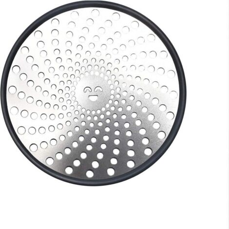 Attrape Cheveux Lavabo Crépine Tamis Filtre de Vidange de Douche Filtre de Vidange à Bouchon D'égout Crépine D'évier de Cuisine en Acier Inoxydable Crépine de Bain pour Salle de Bain Cuisine et WC (1/5)