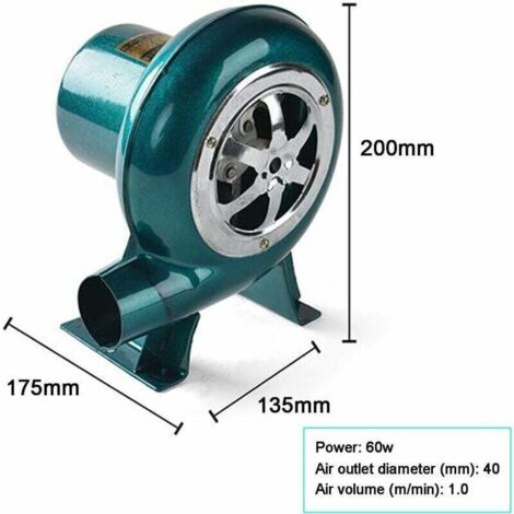 Union – Ventilateur électrique 220V – Débit d'air 1,1m³/min – Boîtier en fer pur – Moteurs à bobines de cuivre – Refroidissement silencieux (1/4)