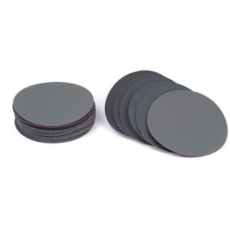 Disques abrasifs à l'eau 75mm – Lot de 30 pièces – Grains 600/800/1000/1200/1500/2000 – Pour ponçage humide et sec - 30pcs (1/3)