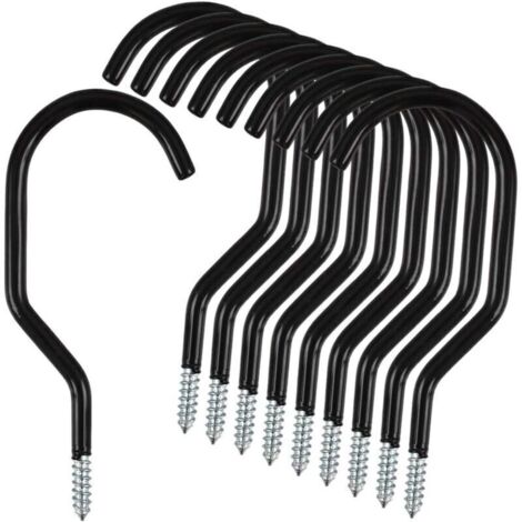 Lot de 10 crochets de rangement pour vélo en acier inoxydable (1/5)