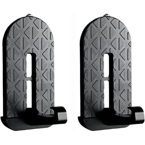 Pédale D'assistance Voiture, 2 Pièces Marchepied Pliable pour Porte de Voiture,Fabriqué en Alliage D'aluminium, Utilisé pour Nettoyer le Toit, Adapté aux Pièces Automobiles SUV, RV, Jeep (Noir) (1/5)