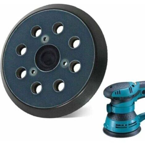 Patin de ponçage pour Makita BO5010, disques abrasifs 8 trous pour Makita BO 5010, 5030, 5031, 5041 (1/4)