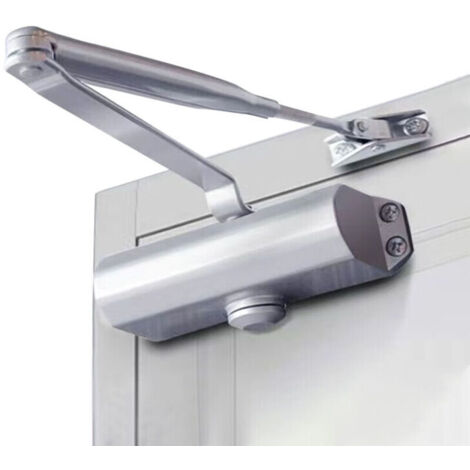 Ferme-portes Automatique Réglable Contrôle Jusqu'à 45-85kg (1pcs), Ferme-Porte Automatique Hydraulique avec A Bras Compas Rotatif Ideal pour Maison Magasin Bureau (1/5)