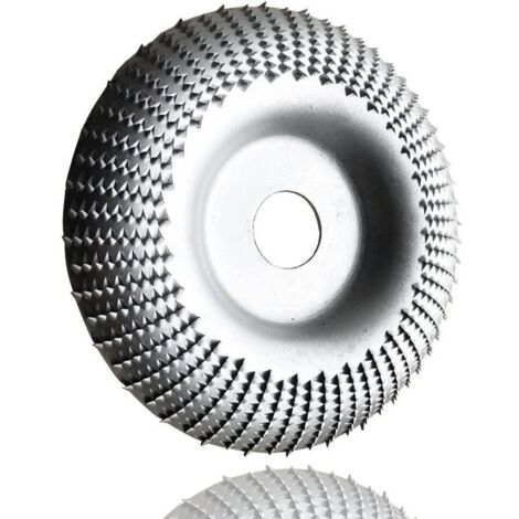 Disque Bois Meuleuse 110 mm,Disque Meuleuse Bois pour le Meulage Grossier des Matériaux, Disque Sculpture Bois Adapté pour 115 mm-125 mmMeuleuse D'angle (1/5)
