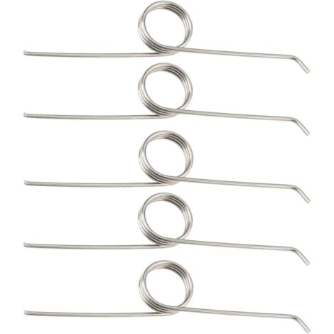 5 x 304 Stainless Steel Torsion Springs Diameter 0.7 mm Length 21-21.5 mm for Bin with Locking Lever (1/5)