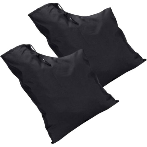 Lot de 2 Paquet de Rechange Noirs pour Souffleur de Feuilles Extérieur Pochette de Ramassage sous Vide Pratique Conteneur à Feuilles Mortes Réglable pour Jardin et Cour (1/5)