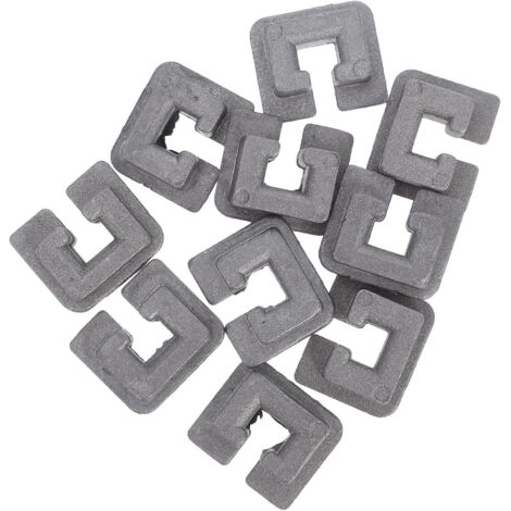 Œillets pour Tête de Coupe-Bordures Accessoires Robustes Argentés Lot de 10 en Alliage D'aluminium pour Entretien de Pelouse et Jardinage (1/5)