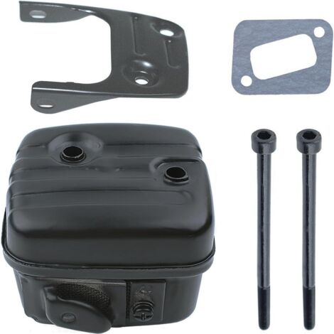 Exhaust Pipe for Husqvarna 346XP 340 345 351 353 Chainsaw, Exhaust Muffler Replacement Parts Exhaust + Gasket + Bracket + Screw Accessory Kit (1/5)
