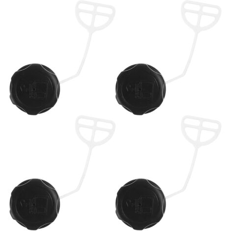 Set of 4 Petrol Tank Caps for Lawn Mower and Chainsaw Accessories Compatible 40-5 Pa6 Material Wear-resistant Solid Replacement for Gardening and (1/5)